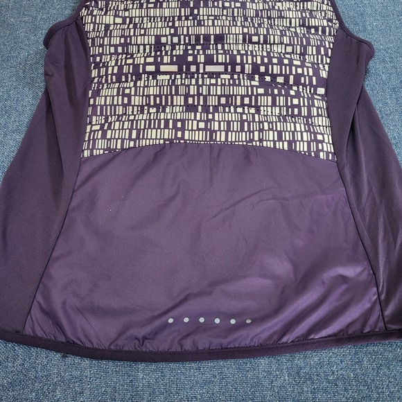 Nike Aeroloft 800 Mens Running Vest Purple Reflective Down Fill L athletic - Picture 8 of 9